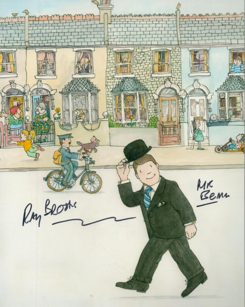Lot 64: Ray Brooks Narrator of Mr Benn Signed Colour...