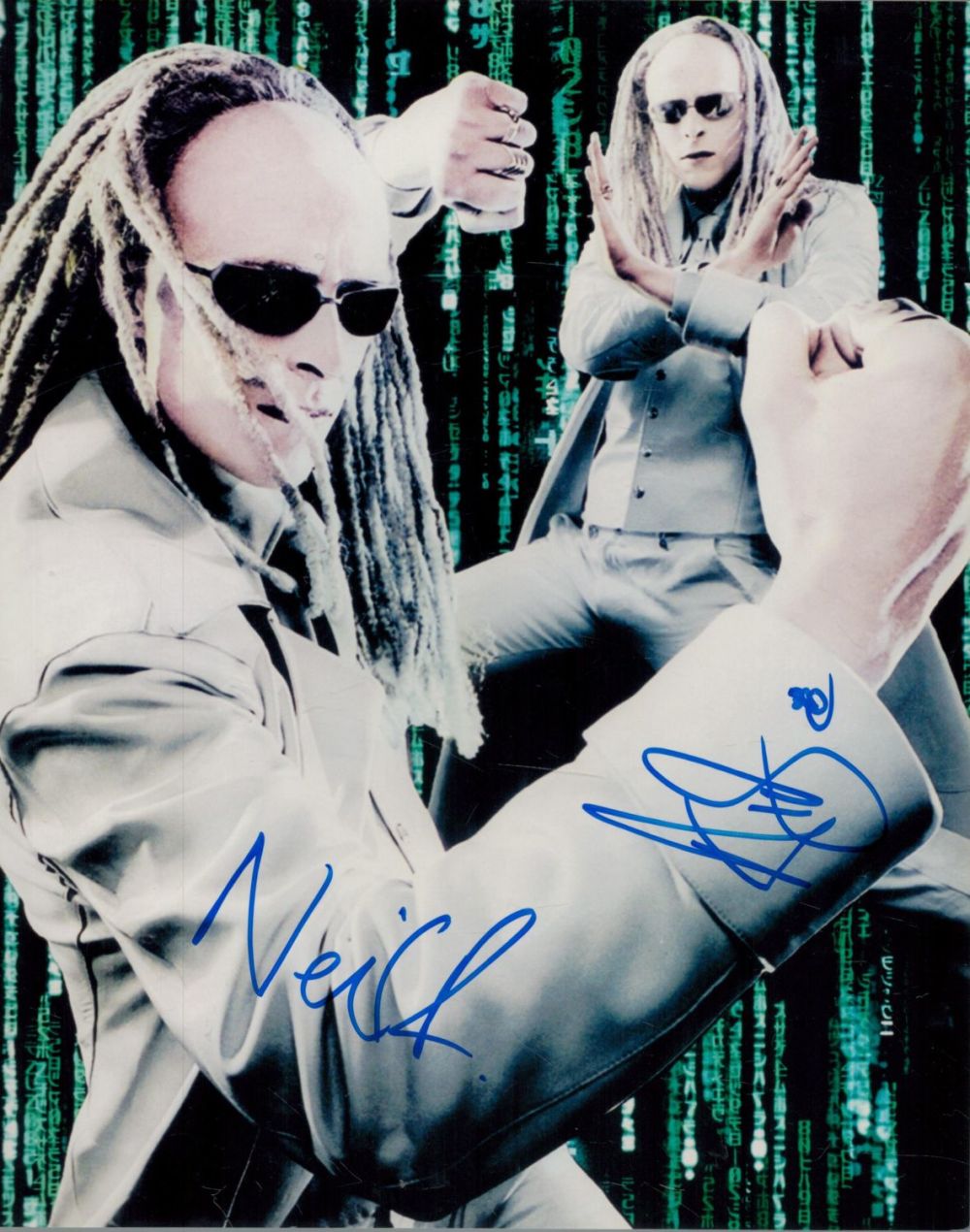 Lot 65: The Matrix Twins, Neil and Adrian Rayment Signed...