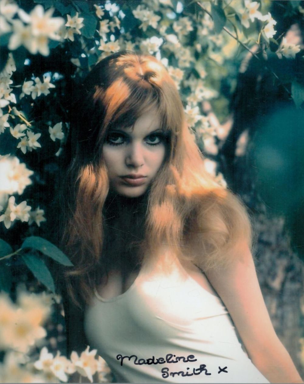 Lot 72: Madeline Smith Glamour Model Signed Colour Photo approx...