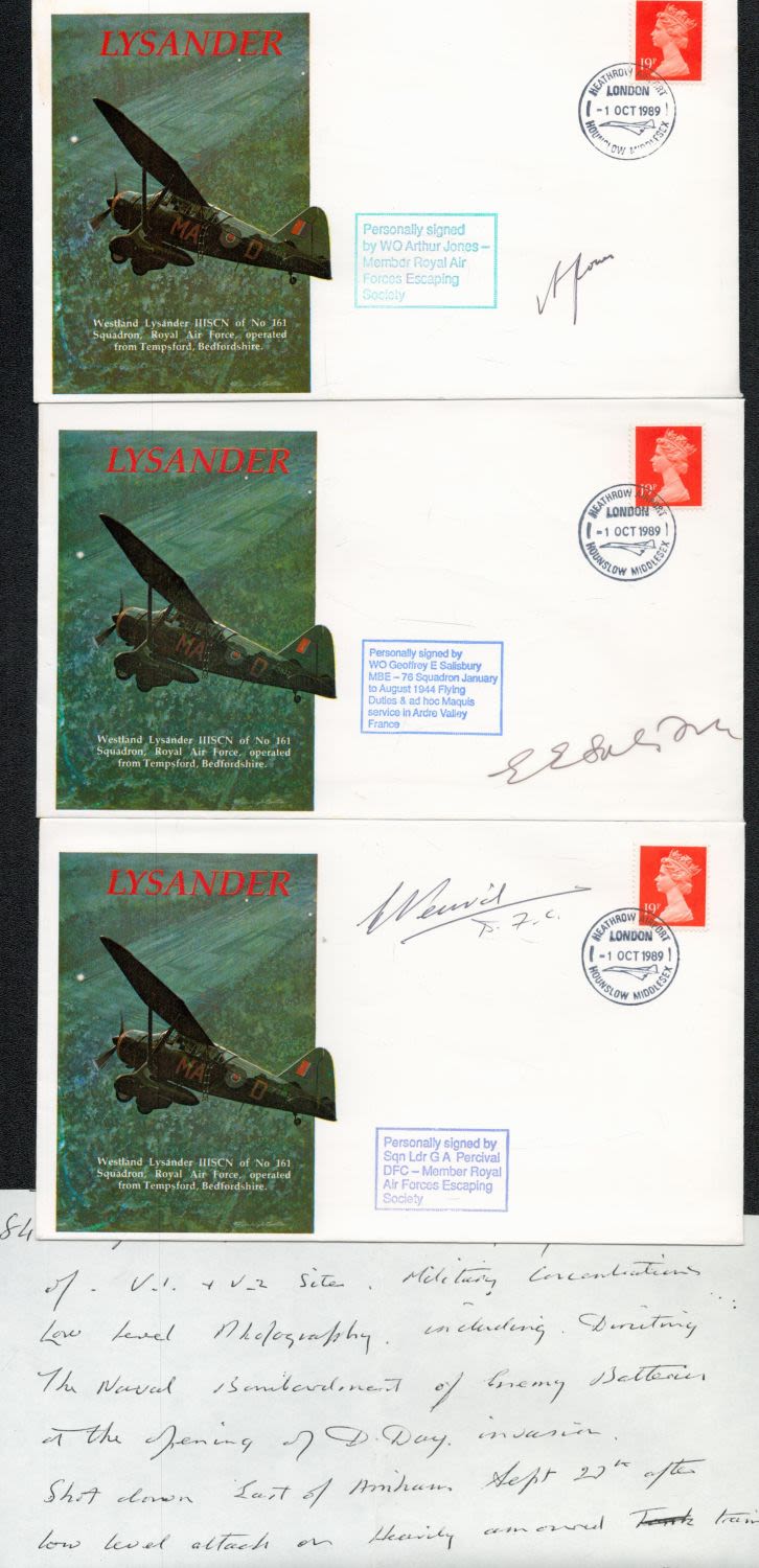 Lot 168: Sqn Ldr G A Percival D. F. C....