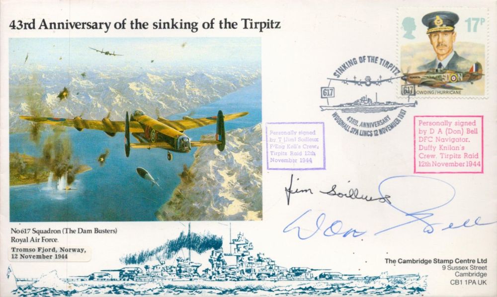 Lot 173: D A Don Bell D. F. C. Navigator...