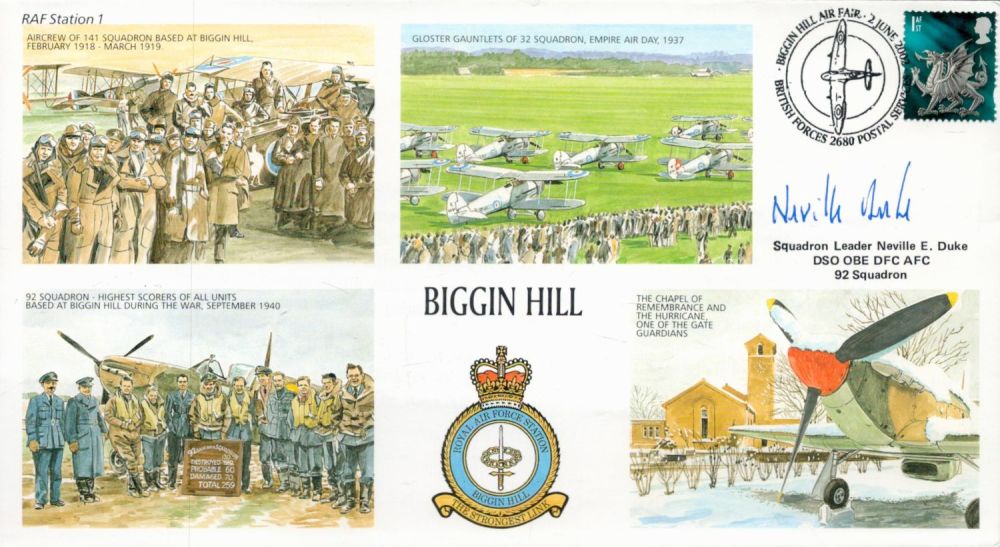 Lot 193: Sqn Ldr Neville E Duke D. S. O....