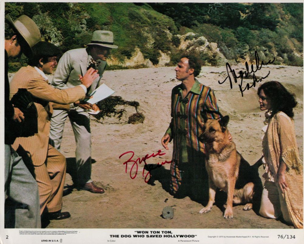 Lot 221: Bruce Dern and Madeline Khan, a dual signed...