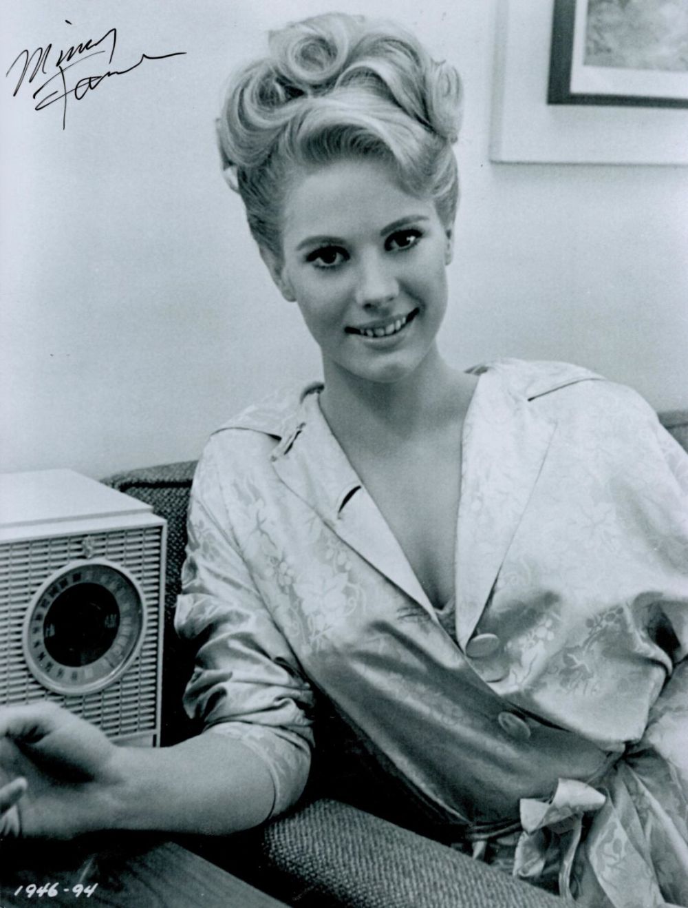 Lot 262: Mimsy Farmer Actress Signed 8x10 Photo. All autographed...