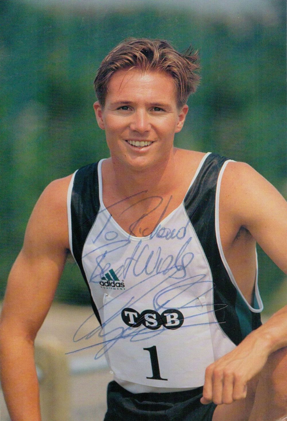 Lot 285: Roger Black Athletics Signed Photo. All autographed items...