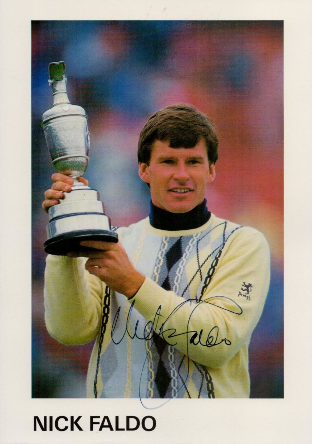 Lot 288: Nick Faldo Golfer Signed 6x8 Promo Photo. All...