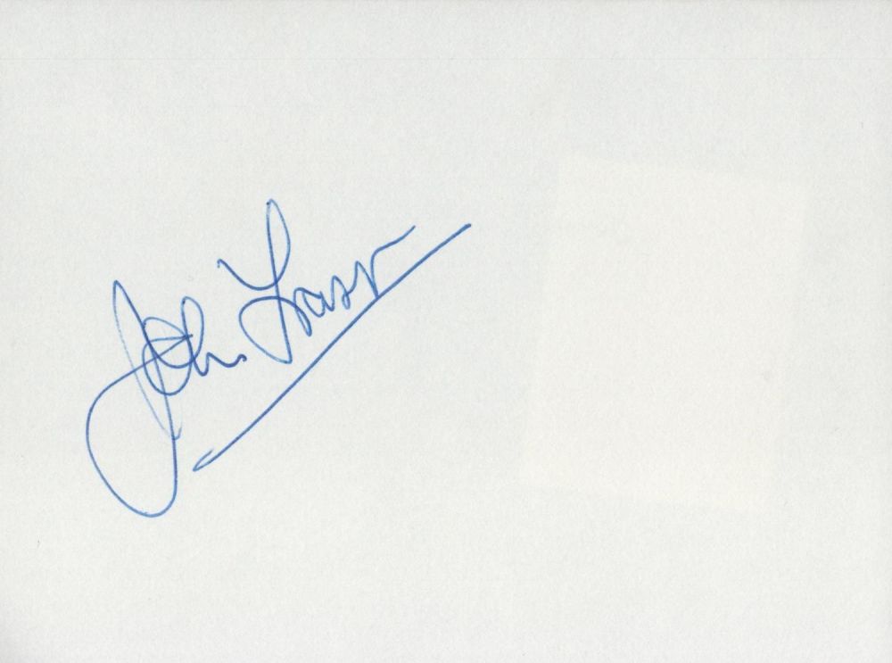 Lot 376: John Fraser signed album page. All autographed items...