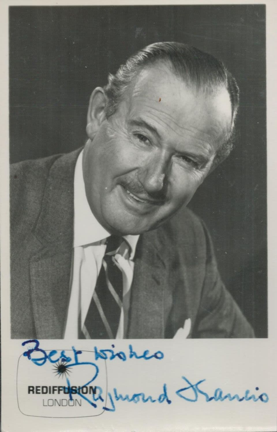 Lot 388: Raymond Francis signed 6x4 black and white photo....