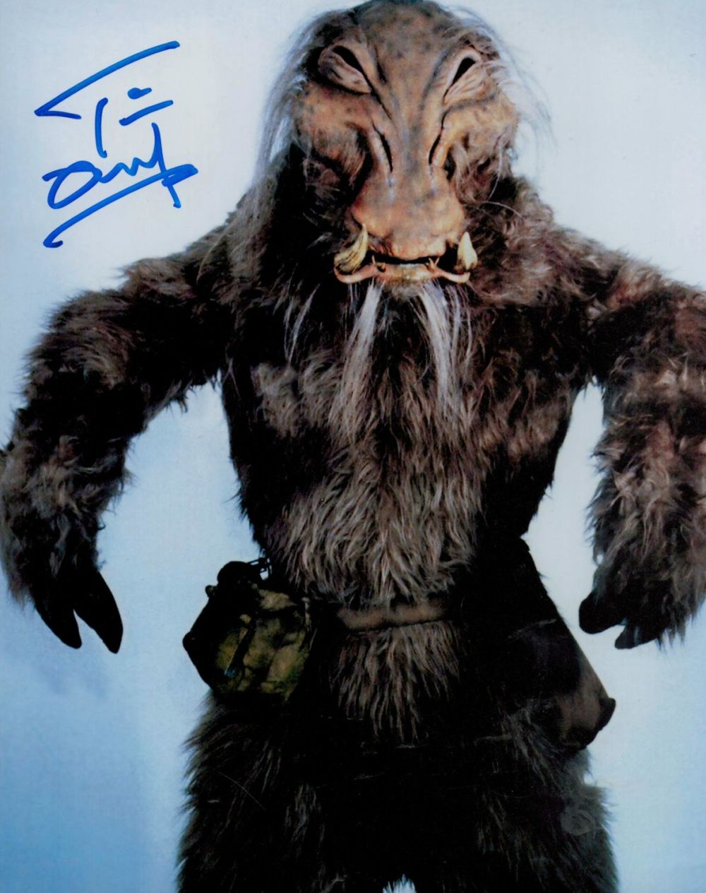 Lot 411: Tim Dry signed 10x8 star wars colour photo....