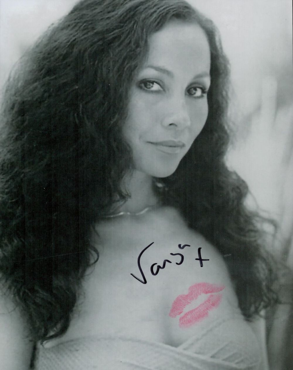 Lot 418: Vanya signed 10x8 black and white photo with...