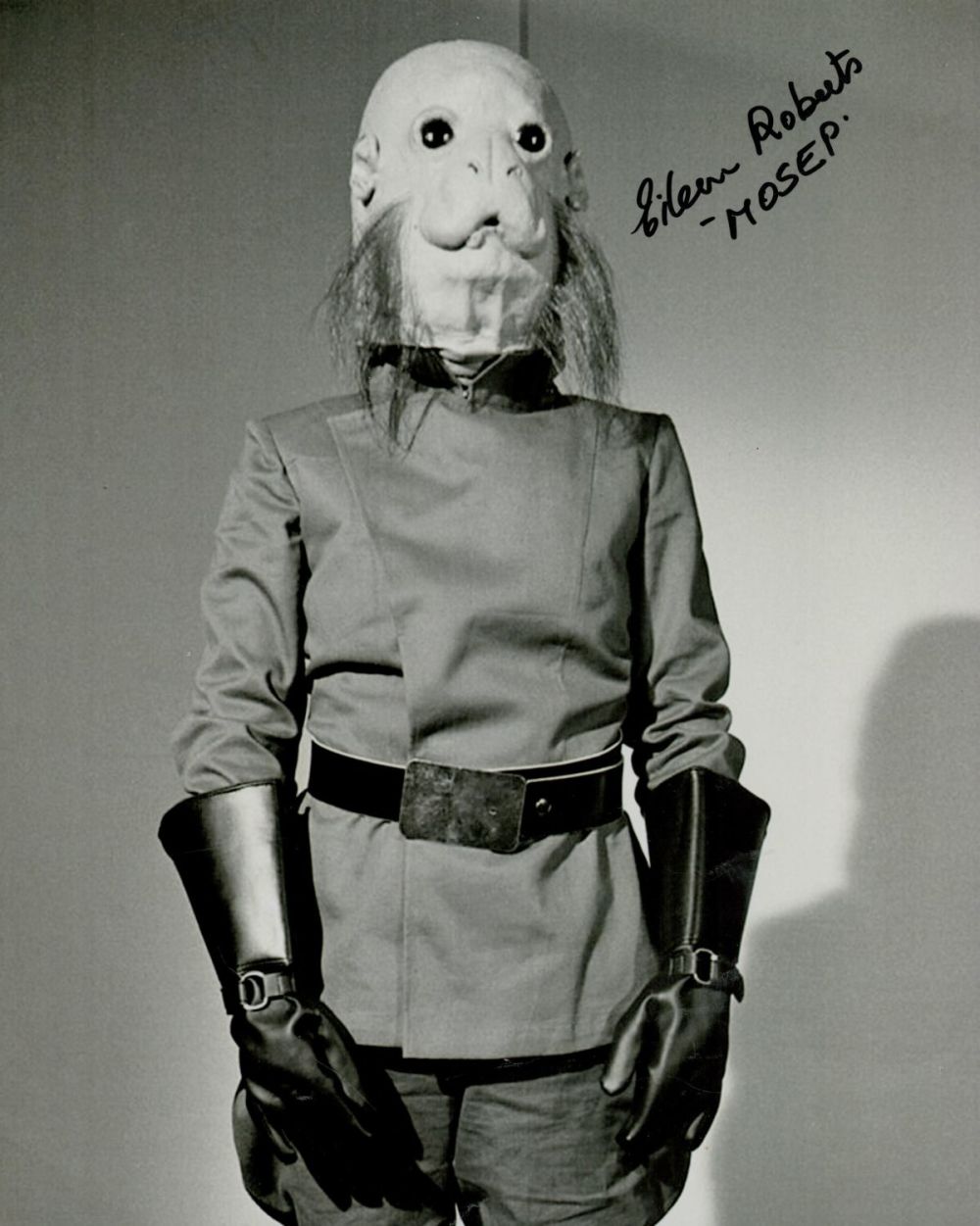 Lot 425: Eileen Roberts signed 10x8 black and white photo....