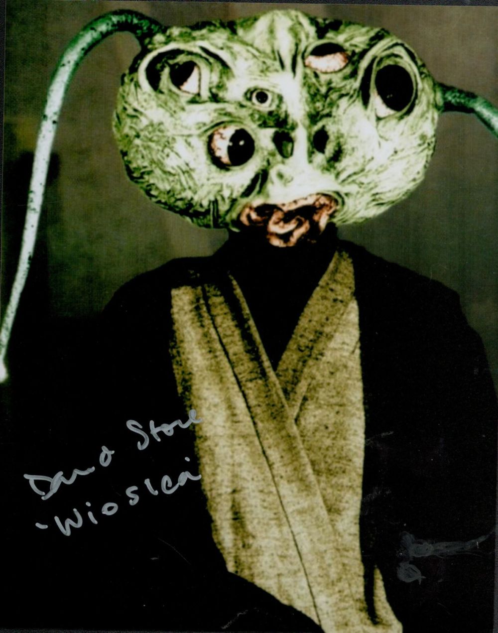 Lot 426: David Stone and Wioslea from Star Wars signed...