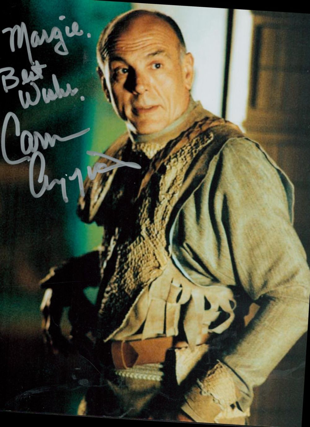 Lot 481: Carmen Argenziano signed Stargate SG1 10x8 colour photo....