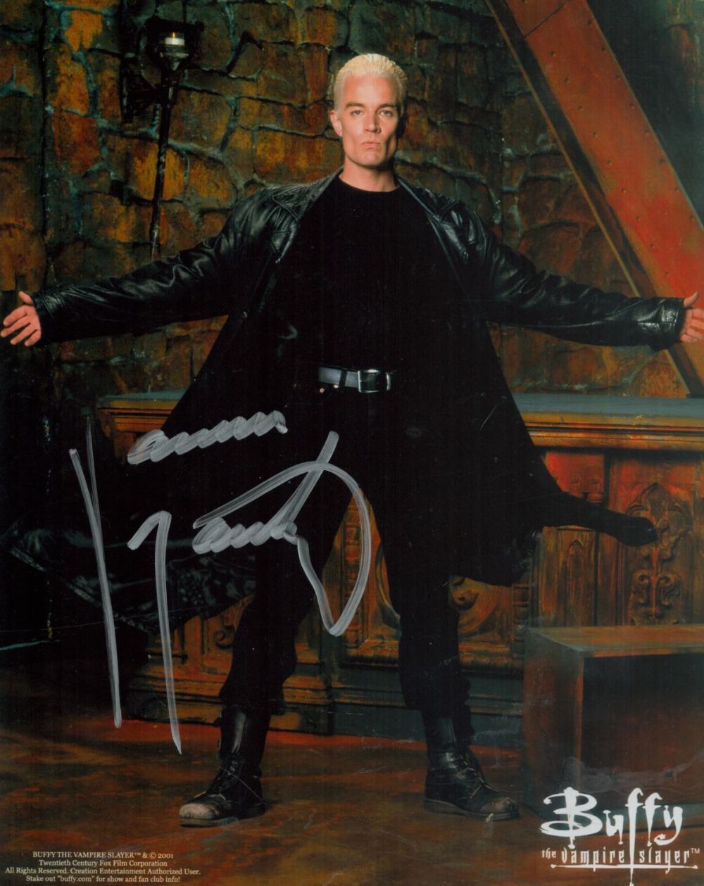 Lot 490: James Masters signed 10x8 Buffy Vampire Slayer colour...
