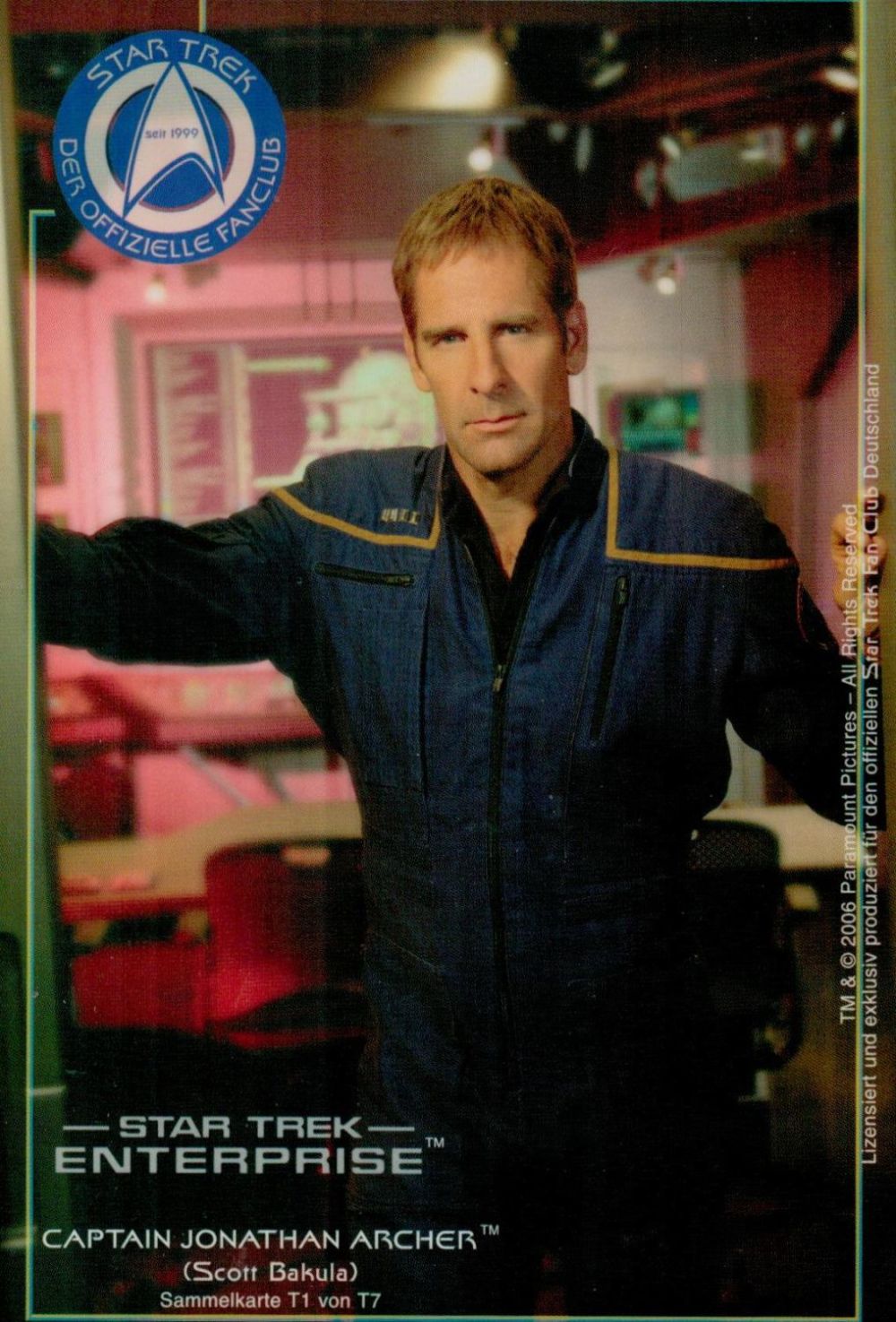 Lot 516: Colour Star Trek. Der Offizielle Fanclub. Enterprise Captain...