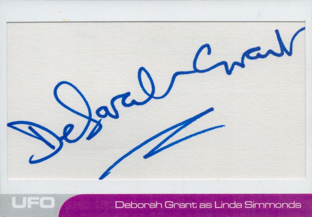 Lot 546: Deborah Grant signed UFO promo who appeared as...