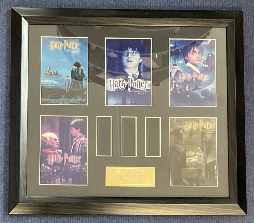 Lot 562: Harry Potter and The Philosophers Stone framed original...