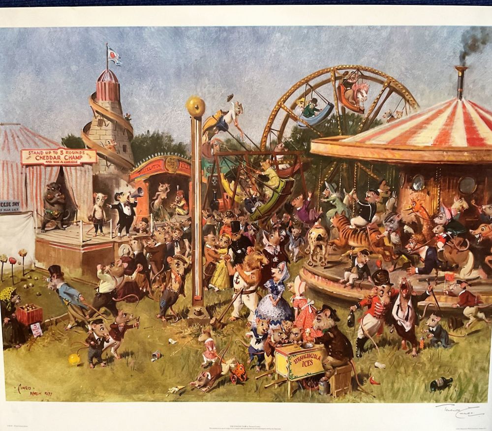 Lot 671: Terence Cuneo Hand signed Colour Print 25x30 titled...
