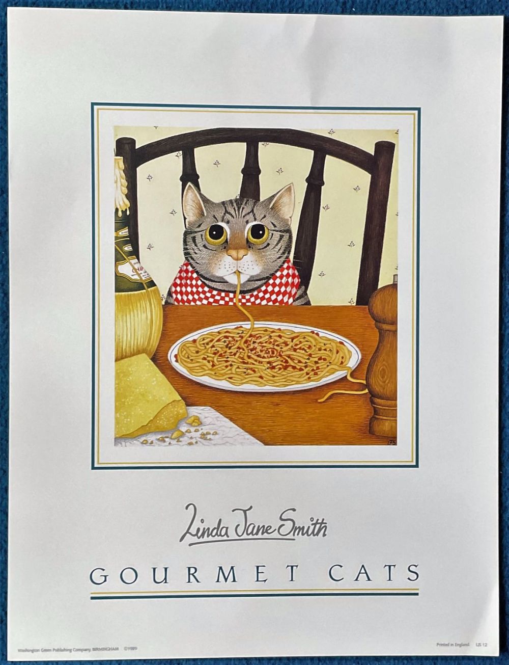 Lot 687: Linda Jane Smith signed Two Gourmet Cat prints....