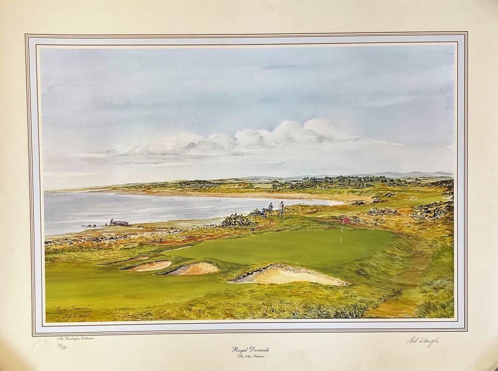 Lot 715: Bill Waugh Hand signed 33x24 Colour Print titled...