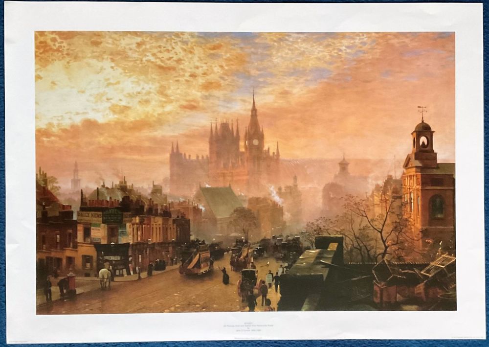 Lot 735: John O'Connor coloured print titled and Sunset. Approx...