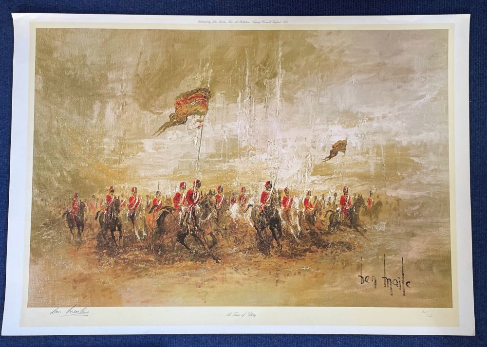 Lot 746: Ben Maile Hand signed 38x26 colour Print Titled...
