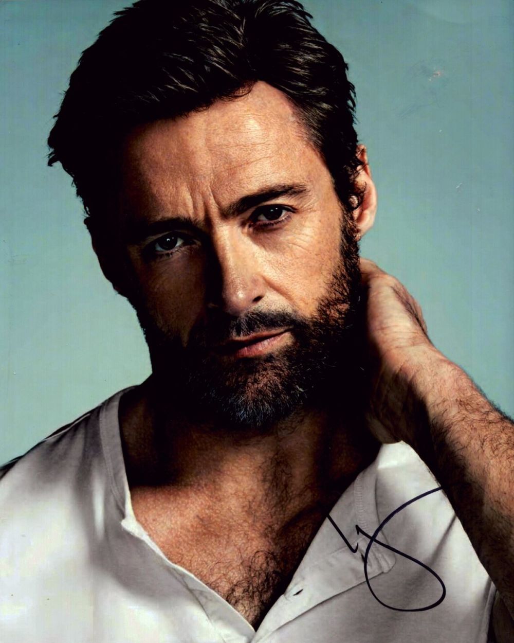 Lot 80: Hugh Jackman signed 10x8 colour photo. Hugh Michael...