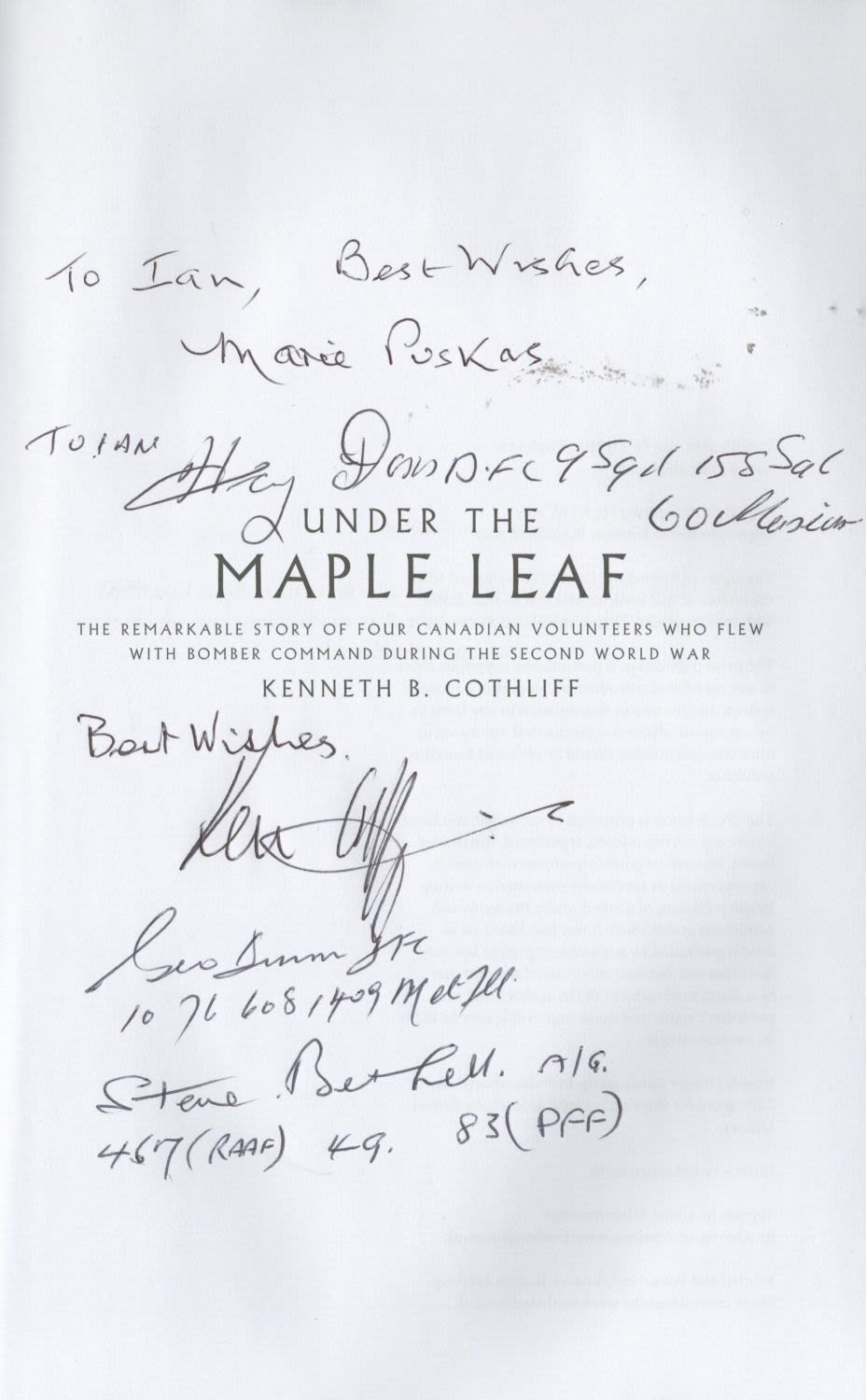 Lot 93: Multi Signed 1st Edition Hardback Book Titled Under...