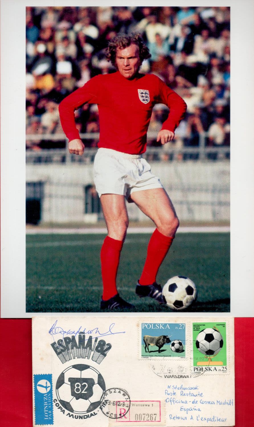 Lot 99: England Football Hero Bobby Moore Signed Espana '82...