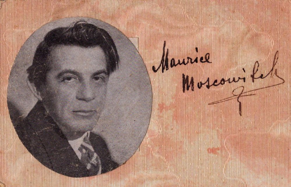 Lot 102: Maurice Moscovich signed 6x4 approx picture photo postcard....
