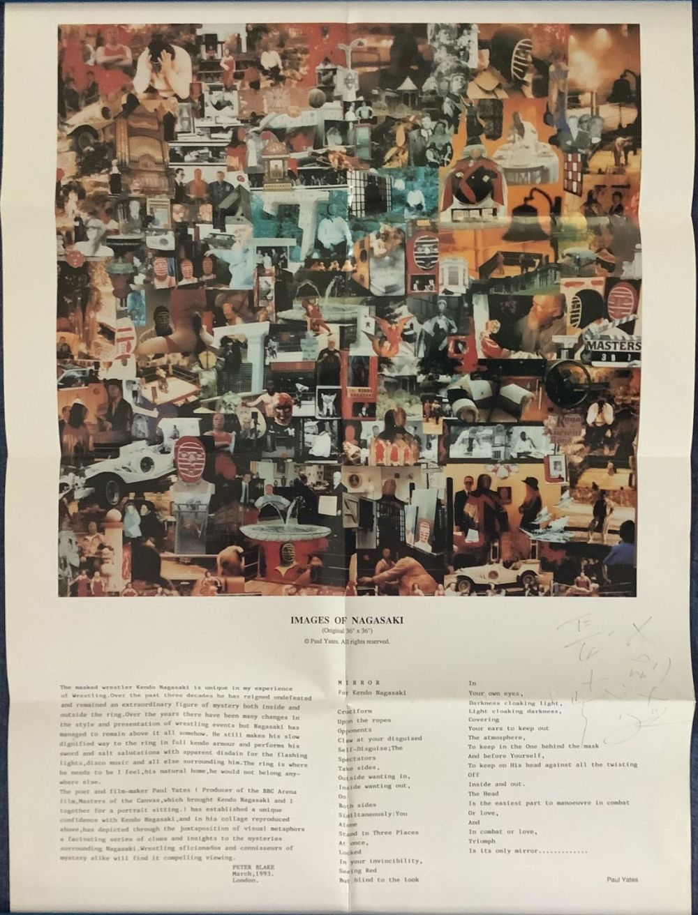 Lot 116: Kendo Nagasaki signed 18x25 limited edition poster Images...