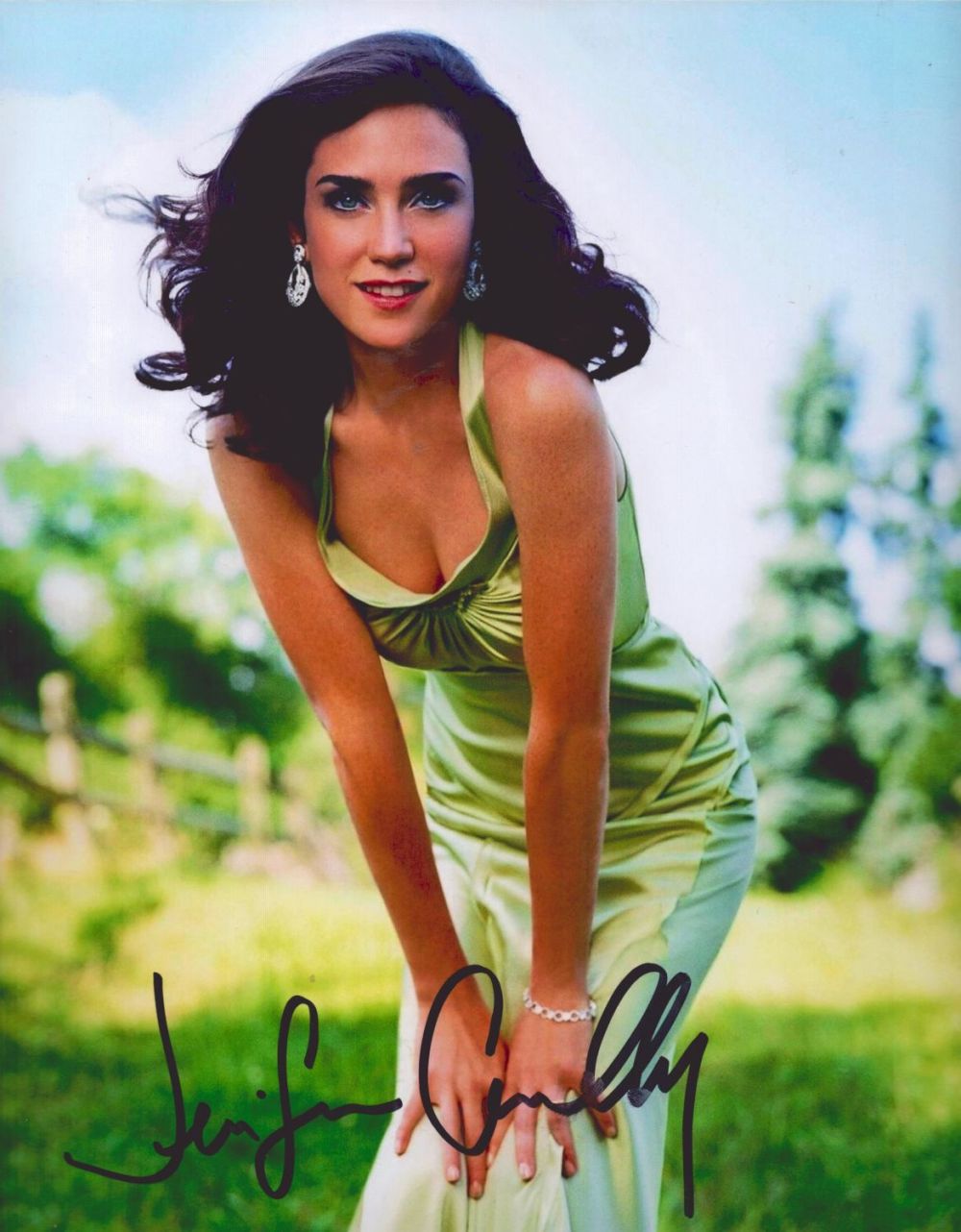 Lot 126: Jennifer Connelly Actress Signed 8x10 Photo. All autographs...