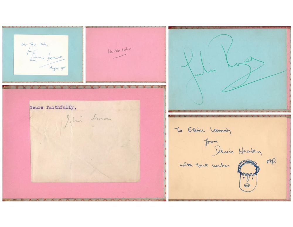 Lot 166: Multi Signed 6x4 Autograph Album by 5 Fantastic...