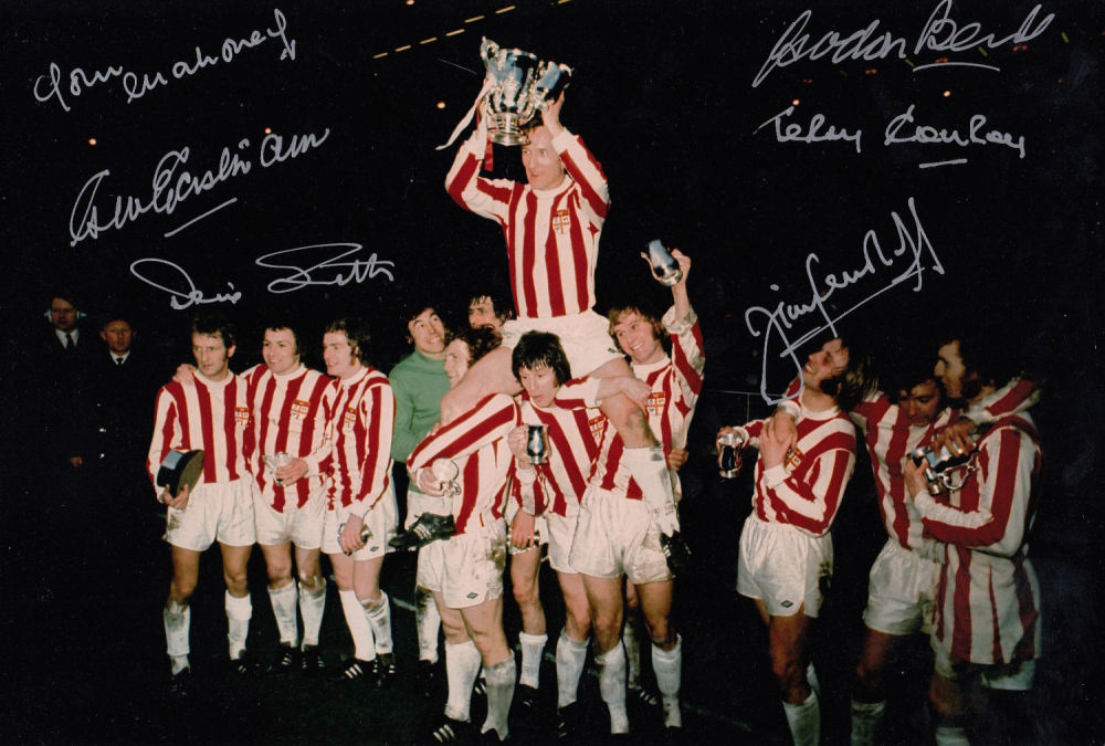 Lot 196: Football Signed Stoke City 1972 12 X 8...