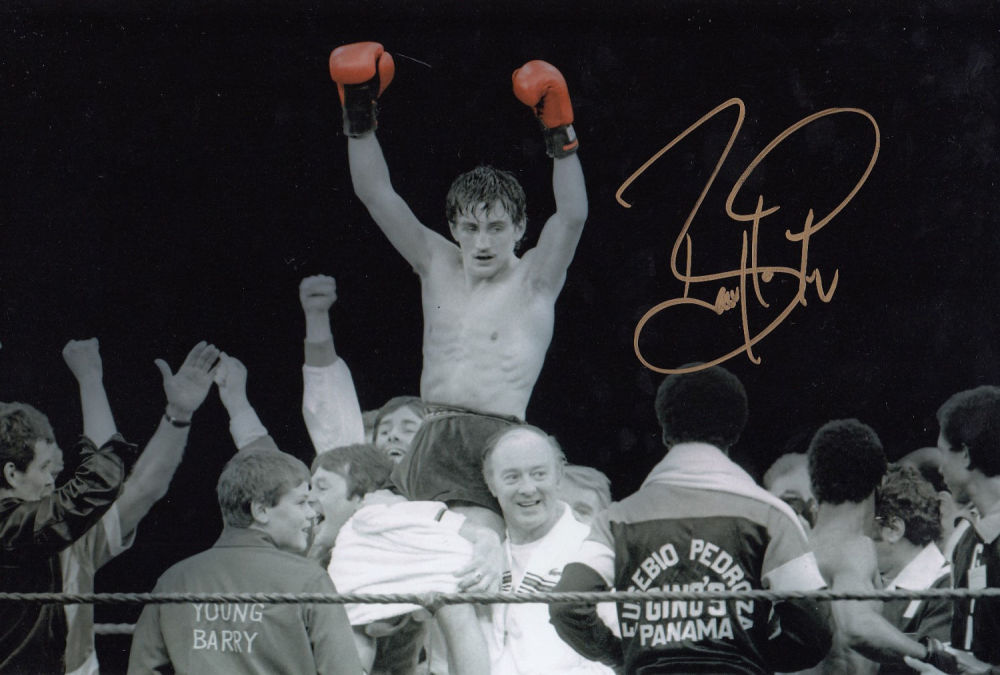 Lot 199: Boxing Signed Barry Mcguigan 12 X 8 Photo...