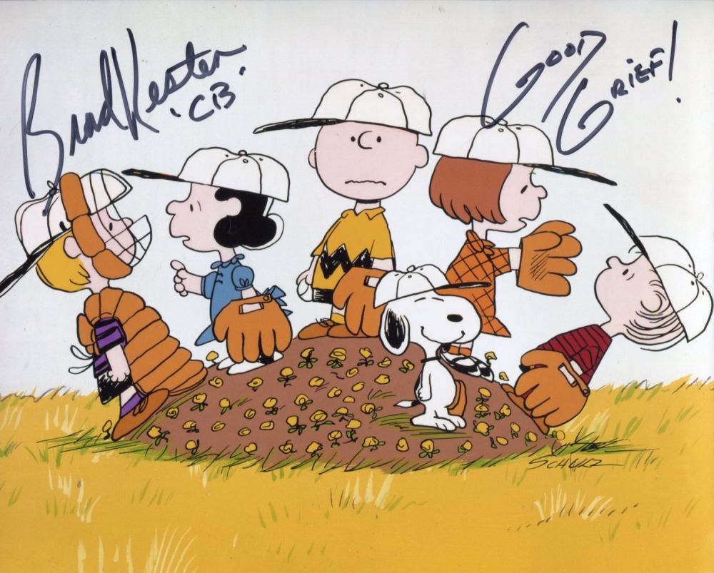 Lot 200: Peanuts and Charlie Brown 8x10 photo signed by...