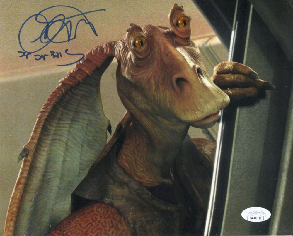 Lot 210: Star Wars The Phantom Menace 8x10 photo signed...