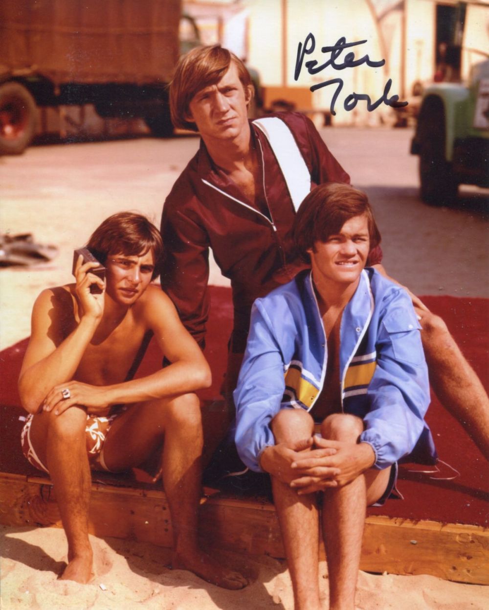 Lot 230: The Monkees, really nice group photo signed by...