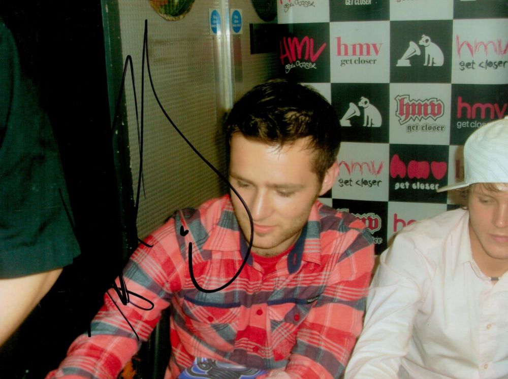 Lot 216: Harry Judd Signed Colour Photo McFly Drummer approx...