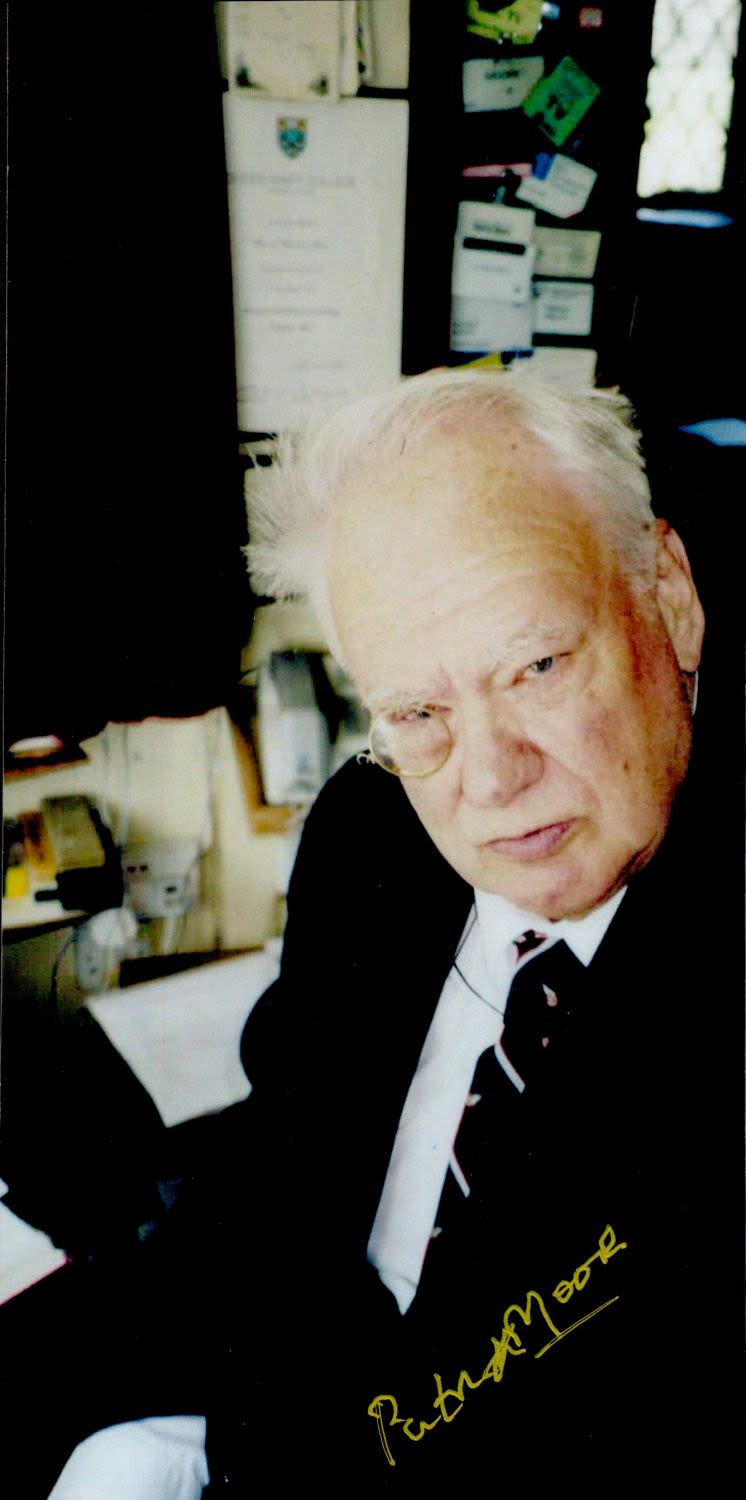 Lot 239: Sir Patrick Moore Signed Colour Photo Amateur Astronomer...