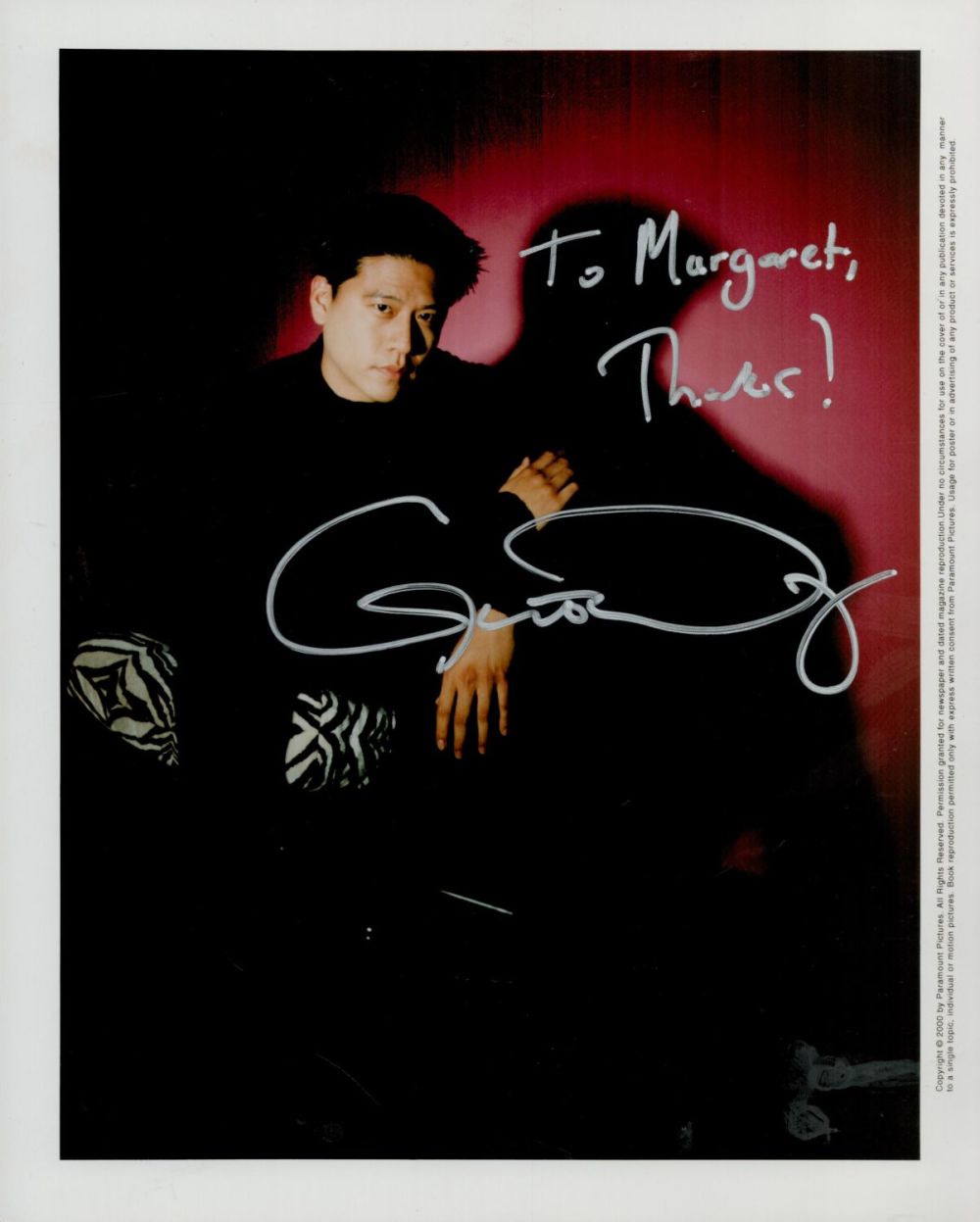 Lot 255: Garret Wang Signed Colour Photo Harry Kim -...