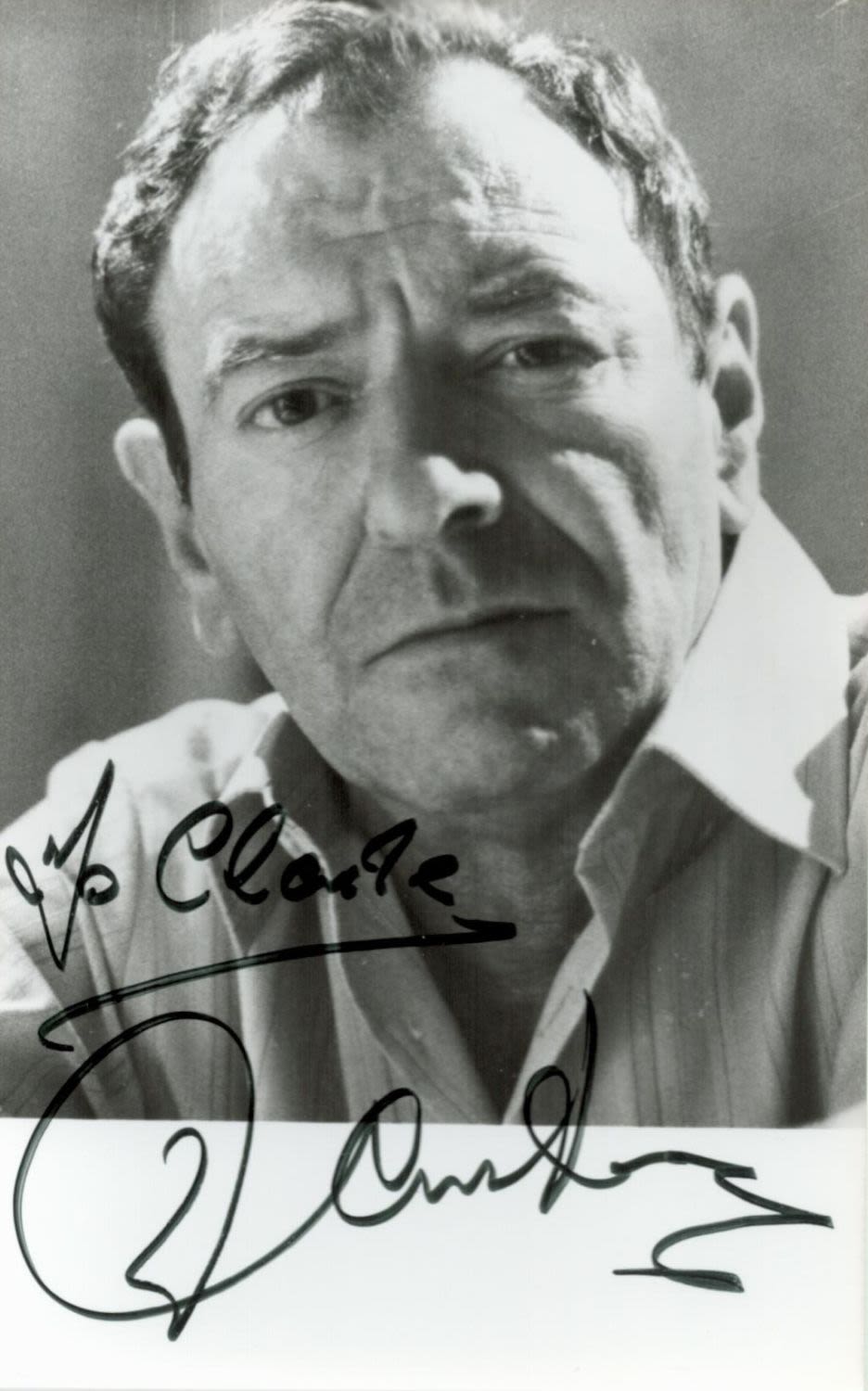 Lot 280: Dave King Signed Black and White Photo English...