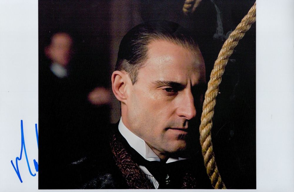 Lot 351: Mark Strong Signed Colour Photo British Actor Approx....