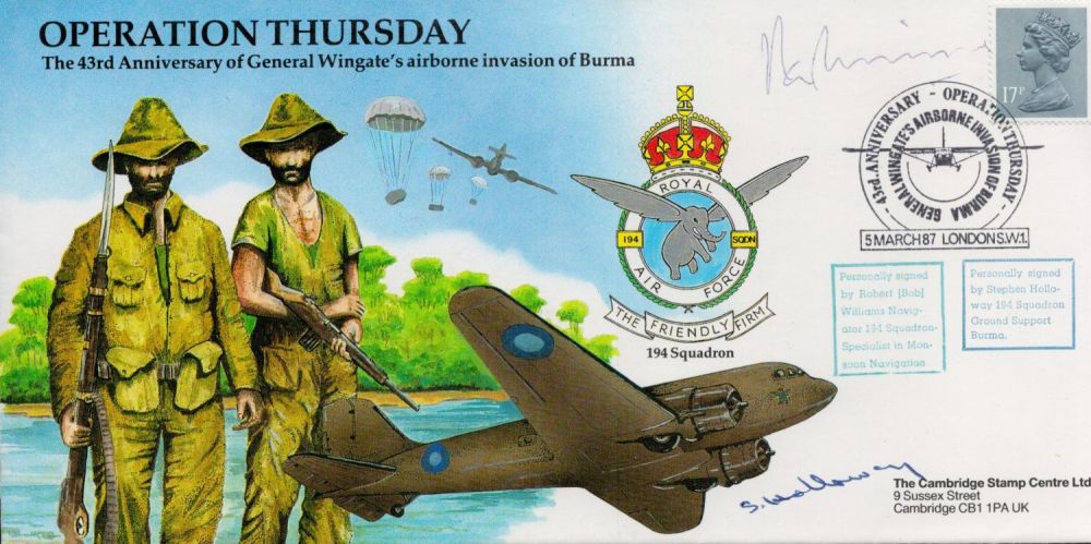 Lot 388: Bob Williams and Stephen Holloway Signed Operation Thursday...