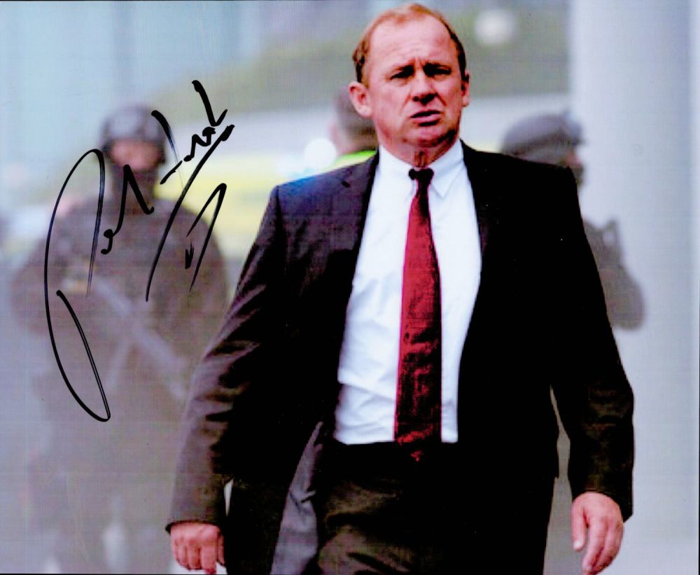 Lot 456: Peter Firth signed 10x8 inch colour photo. Good...