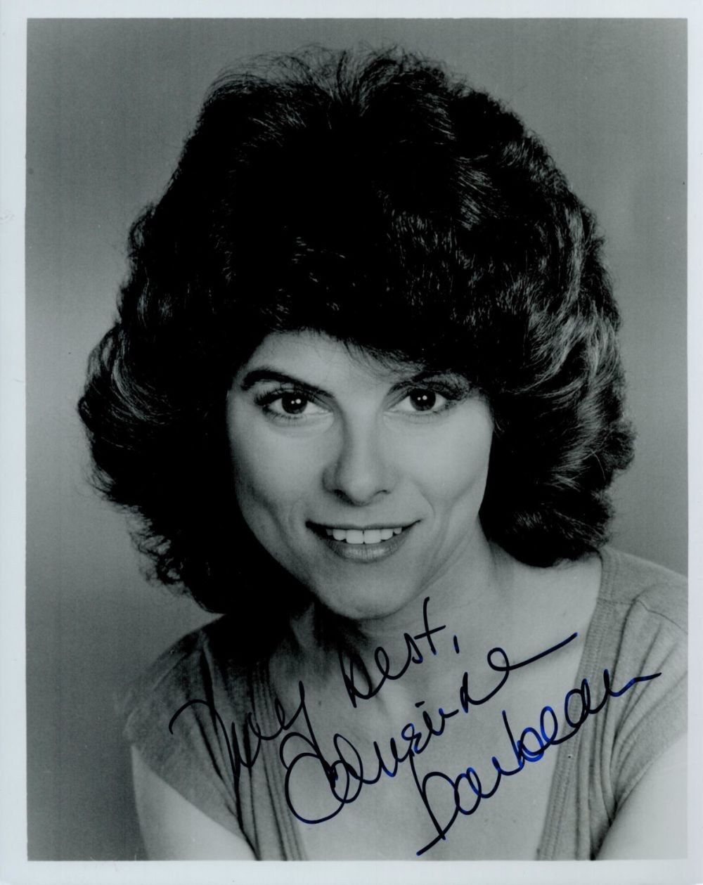 Lot 472: Adrienne Barbeau signed 10x8 inch black and white...