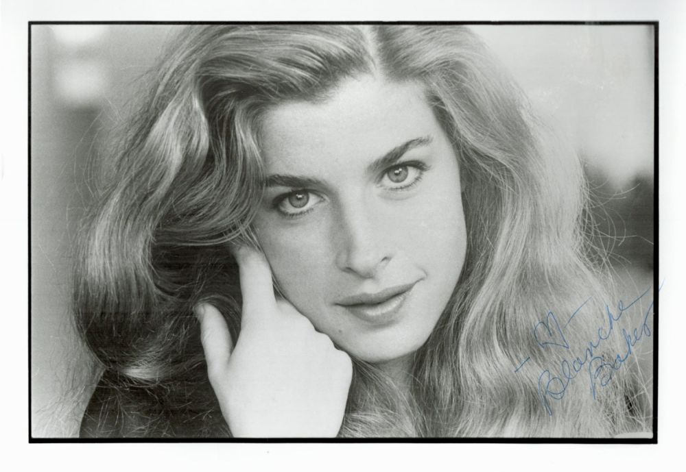 Lot 473: Blanche Baker signed 10x8 inch black and white...