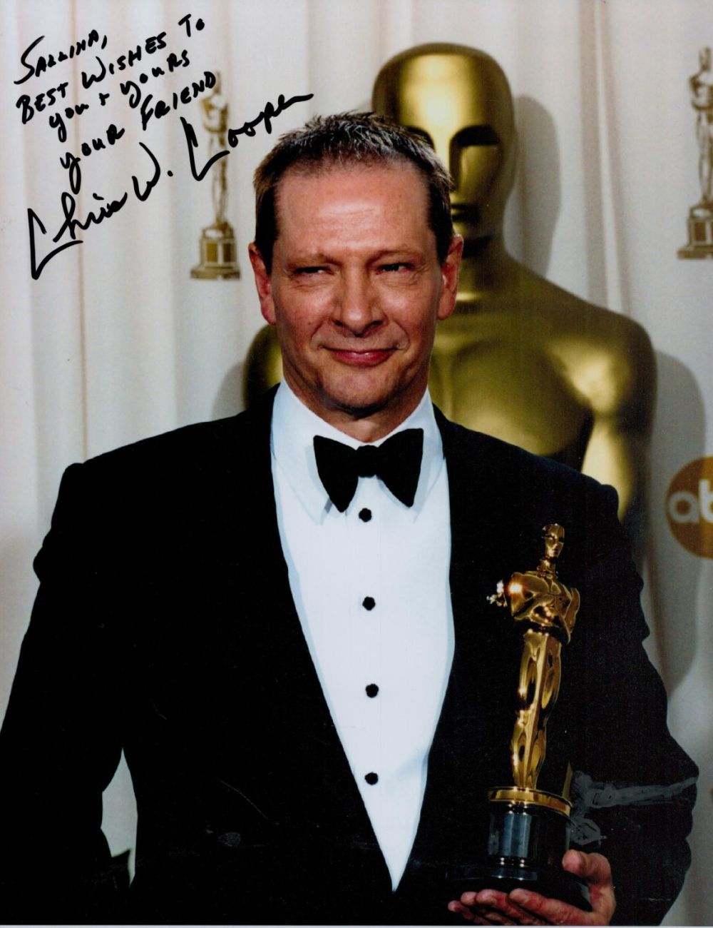 Lot 498: Chris Cooper signed 10x8 inch colour photo. Good...