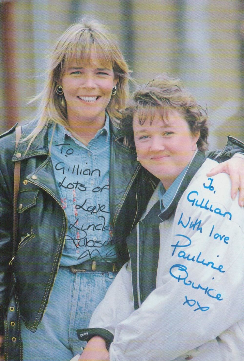 Lot 525: Linda Robson and Pauline Quirke Signed Bird of...