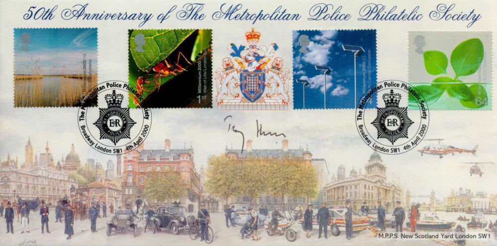 Lot 610: Lord Toby Harris signed FDC. 50th Anniversary of...